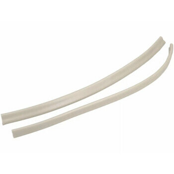 Paire de gaines de c&acirc;ble - protection de traction guidon Vespa Wideframe avec des c&acirc;bles ext&eacute;rieurs Vespa gris silex (RAL 7032) 