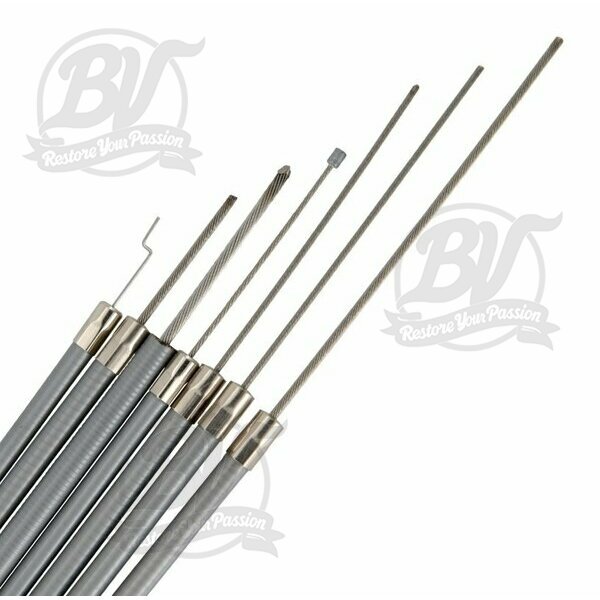 Kit de câble SIP PERFORMANCE gris pour Vespa 125 VNB2->/GT/GTR/Super/TS/150 VBB/T4/Sprint/V./Super/Rally, sans lubrification séparée