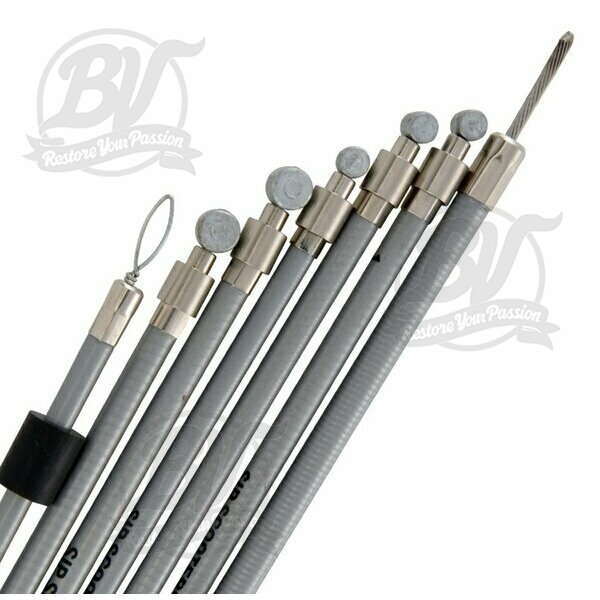 Kit de câble SIP PERFORMANCE gris pour Vespa 125 VNB2->/GT/GTR/Super/TS/150 VBB/T4/Sprint/V./Super/Rally, sans lubrification séparée