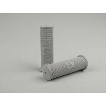 Paire poign&eacute;es Vespa r&eacute;tro &Oslash;=21mm l=120mm grises