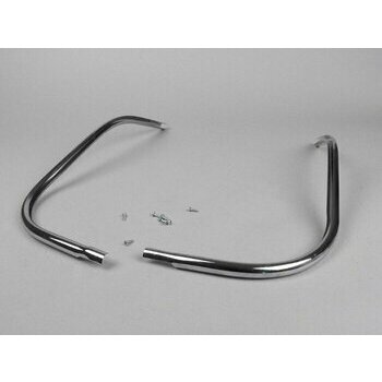Protection de tablier simple Vespa V50, PV125, ET3 - chrom&eacute;