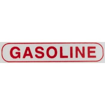 Autocollant r&eacute;servoir Gasoline