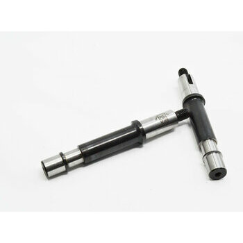 Axe pignon &eacute;lastique Vespa PX125, PX150, PX200, Cosa, T5 125cc - logement roulement &Oslash;=15mm, bague &Oslash;=13mm, l=121mm