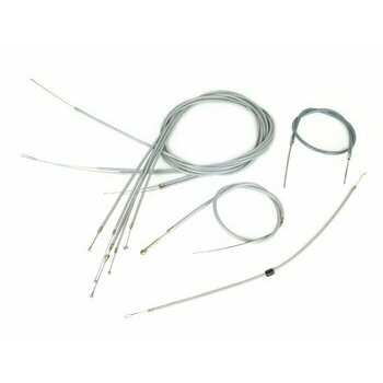 Set c&acirc;bles &acirc;me avec guidage en PE- Vespa PX (-1984)