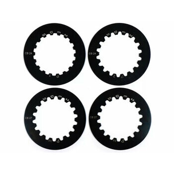 Jeu disques lisses d'embrayage -BGM PRO Cosa2- Vespa Cosa2, PX (1995-), position 3+4, sans encoche - 1,5mm - (2 disques par embrayage)