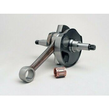 Vilebrequin MAZZUCCHELLI Racing valve rotative - Vespa PX200 - course 57mm, bielle 110mm - Vespa PX200