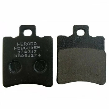 Plaquettes de frein FDB680EF Eco S10 39,7x49,5mm