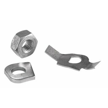 Kit de t&ocirc;le de s&eacute;curit&eacute;, arbre secondaire, C-47093590 rainure de blocage sur le filetage 3 pi&egrave;ces, &eacute;crou, rondelle, t&ocirc;le