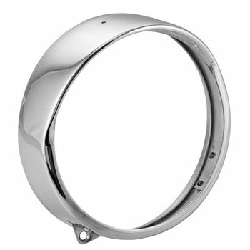 Cerclage de phare pour Vespa 125 ACMA Paris, '54-'58 - chrom&eacute;