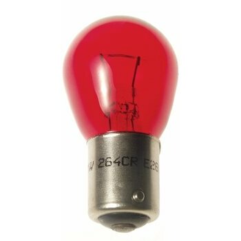 Ampoule -BA15S- 12V 21W - rouge