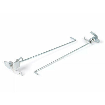Jeu leviers fermeture aile -QUALIT&Eacute; OEM- Vespa PX (mod&egrave;les avec fixation interne), T5 125cc, LML Star/Stella 2 temps