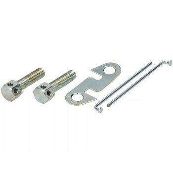 Kit de 2 vis rocher kick M7 pour Vespa FB,VL,VB1T avec plaque de s&eacute;curit&eacute; et 2 fils de s&eacute;curit&eacute;