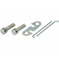 Kit 2 vis de rocher de kick M7 avec plaque de sécurité Vespa VL, VB1
