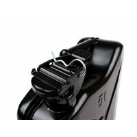 Porte bagages avant rabattable chromé, bidon d'essence de 5 litres noir inclus