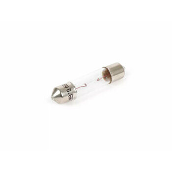 Ampoule navette 6V 0.6W SV5,5 6x31mm blanc (pour compteur)