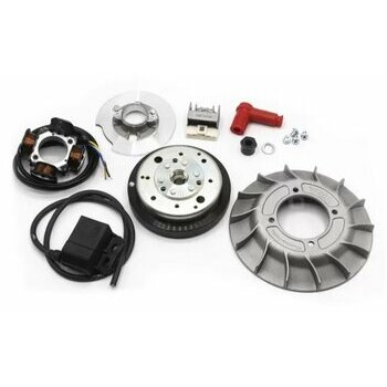 Allumage -VMC CNC- Vespa Smallframe &Oslash;19mm - Rotor CNC aluminium - r&eacute;gulateur de tension inclus