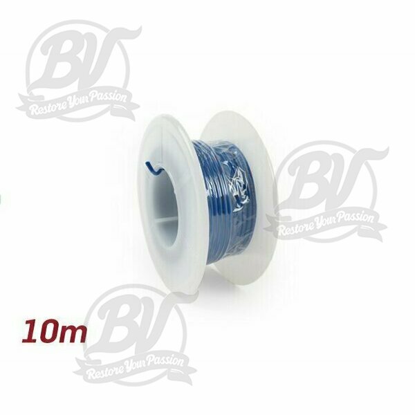 Câble électrique bleu 0,85mm² 10m