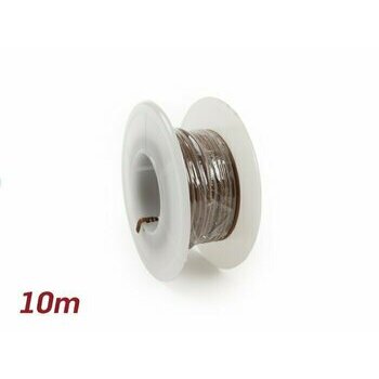 C&acirc;ble &eacute;lectrique brun 0,85mm&sup2; 10m