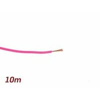 Câble électrique rose 0,85mm² 10m