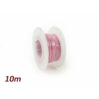 Câble électrique rose 0,85mm² 10m