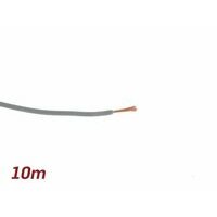 Câble électrique gris 0,85mm² 10m
