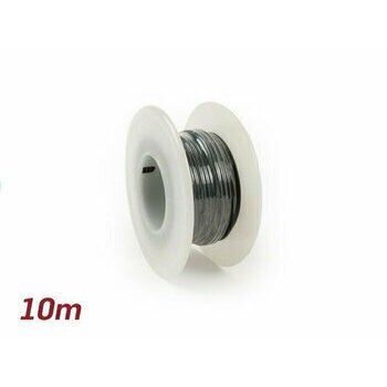 C&acirc;ble &eacute;lectrique noir 0,85mm&sup2; 10m