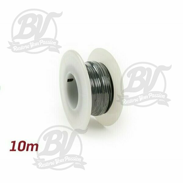 Câble électrique noir 0,85mm² 10m