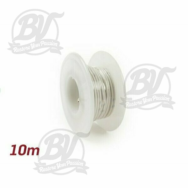 Câble électrique blanc 0,85mm² 10m