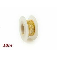 Câble électrique jaune 0,85mm² 10m