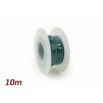 C&acirc;ble &eacute;lectrique vert 0,85mm&sup2; 10m