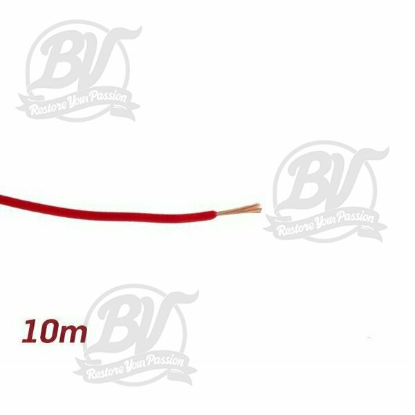 Câble électrique rouge 0,85mm² 10m