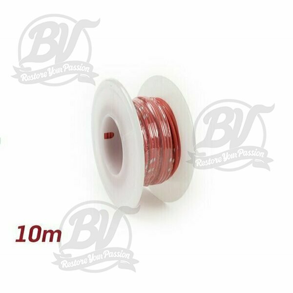 Câble électrique rouge 0,85mm² 10m