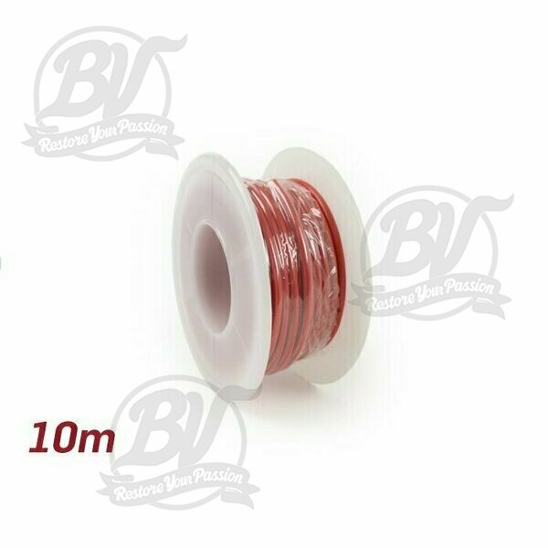 Câble électrique rouge 2,0mm² 10m