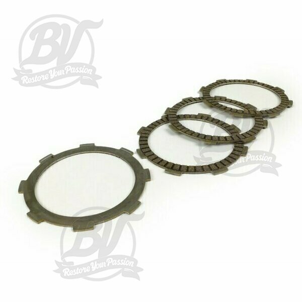 Jeu de disques d'embrayage -BGM PRO SPORT Alu- type Honda CR80 (pattes larges : 16mm), BGM PRO Superstrong CR, CR 2.0 Ultralube, Ø=110mm- 4-disques