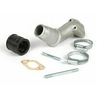 Pipe d'admission 2 trous, valve rotative- Vespa V50, PV125 - Ø connexion=30mm (Polini CP 24)