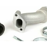 Pipe d'admission 2 trous, valve rotative- Vespa V50, PV125 - Ø connexion=30mm (Polini CP 24)