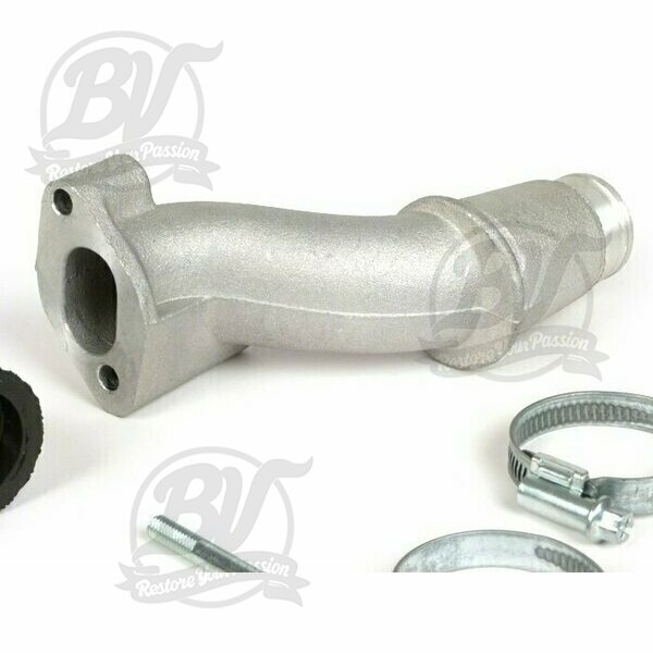 Pipe d'admission 2 trous, valve rotative- Vespa V50, PV125 - Ø connexion=30mm (Polini CP 24)
