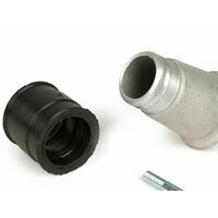 Pipe d'admission 2 trous, valve rotative- Vespa V50, PV125 - Ø connexion=30mm (Polini CP 24)