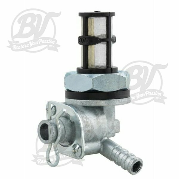 Robinet d'essence SIP Fast Flow 2.0 pour Vespa 50-125/PV/ET3/PK/S/125 V30-33/VM/VN/VNA-TS/150 VL/VB/GS/VBA-T4/160 GS/180 SS/Rally/PX/T5