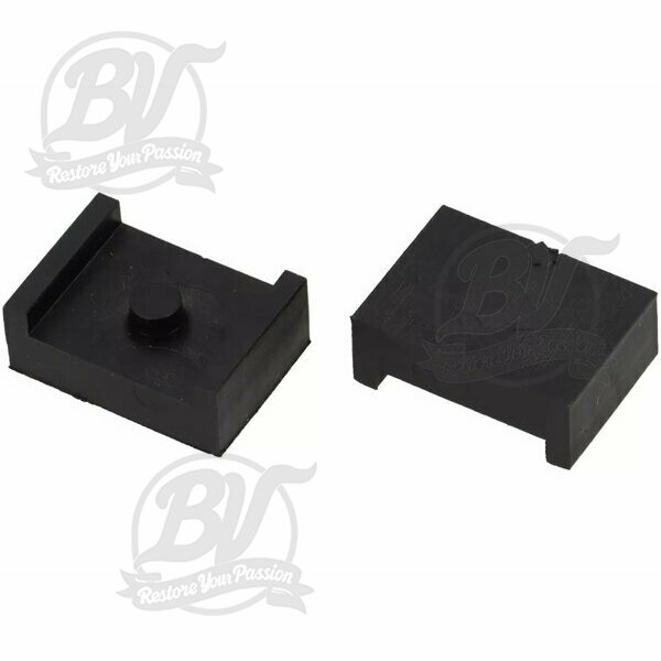 Tampons en caoutchouc de réservoir Vespa 125/150 V1-15/V30-33/VM1-2/ VB1T V30 > VB1 GS150, set de 2 pièces