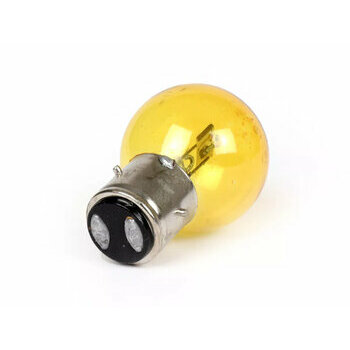 Ampoule BA21D 12V 35/35W - jaune - pour optique de phare ACMA