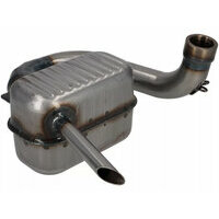 Echappement -RR-Box Road Racing - Vespa Wideframe (lampe en bas) VM, VN, VL1T, VB1T, VGL1T - peint en clair