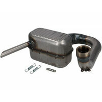 Echappement -RR-Box Road Racing - Vespa Wideframe (lampe en bas) VM, VN, VL1T, VB1T, VGL1T - peint en clair