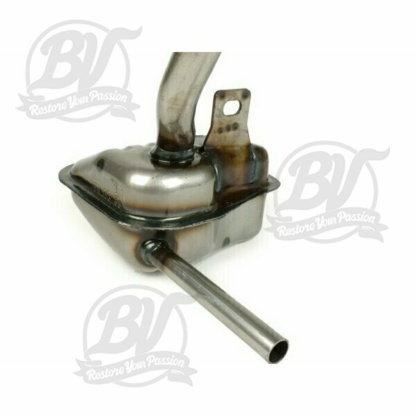 Pot d'échappement -SITO- Vespa V50, 50N, 50S, 50L, 50R, 50 Special, V50 Elestart, PV125