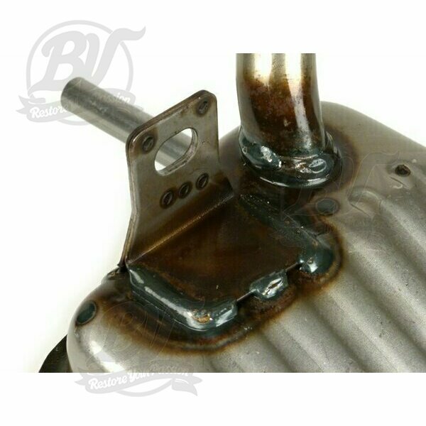 Pot d'échappement -SITO- Vespa V50, 50N, 50S, 50L, 50R, 50 Special, V50 Elestart, PV125