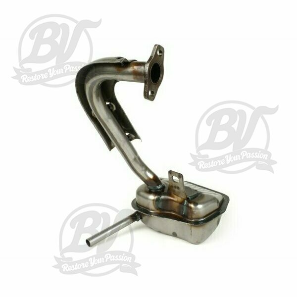 Pot d'échappement -SITO- Vespa V50, 50N, 50S, 50L, 50R, 50 Special, V50 Elestart, PV125