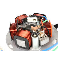 Allumage -BGM ORIGINAL plaque de base (allumage par contact, 3 câbles, 12V, AC)- Vespa PX - P125X, P150X, version italienne sans batterie, avec 4 clignotants