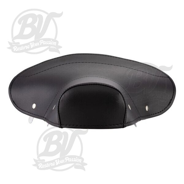 Housse de selle monoplace PASCOLI noir avant Vespa 150 Acma