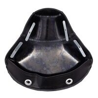 Housse de selle monoplace PASCOLI noir avant Vespa 150 Acma