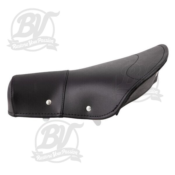 Housse de selle monoplace PASCOLI noir avant Vespa 150 Acma